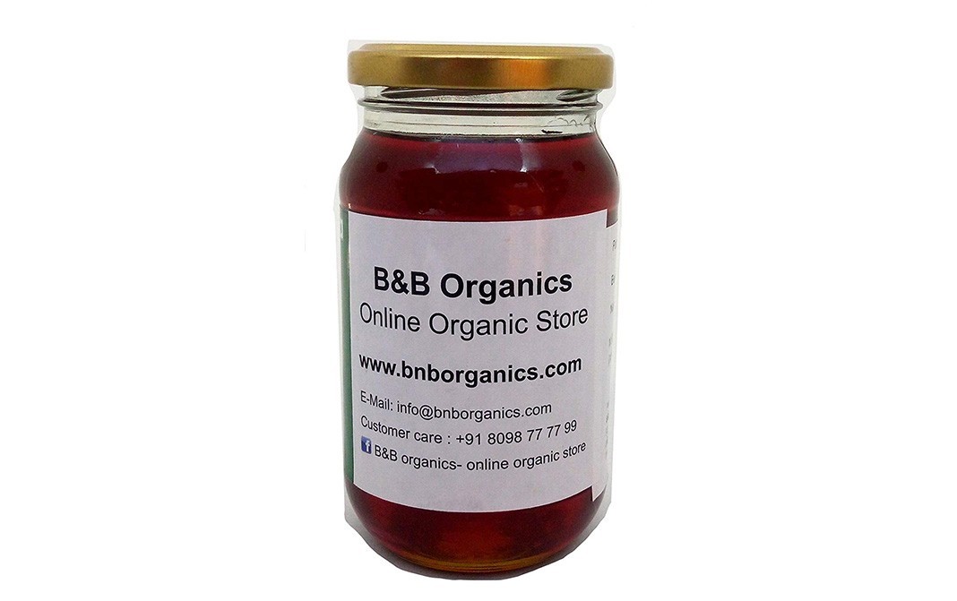 B&B Organics Hill Honey    Glass Jar  500 grams